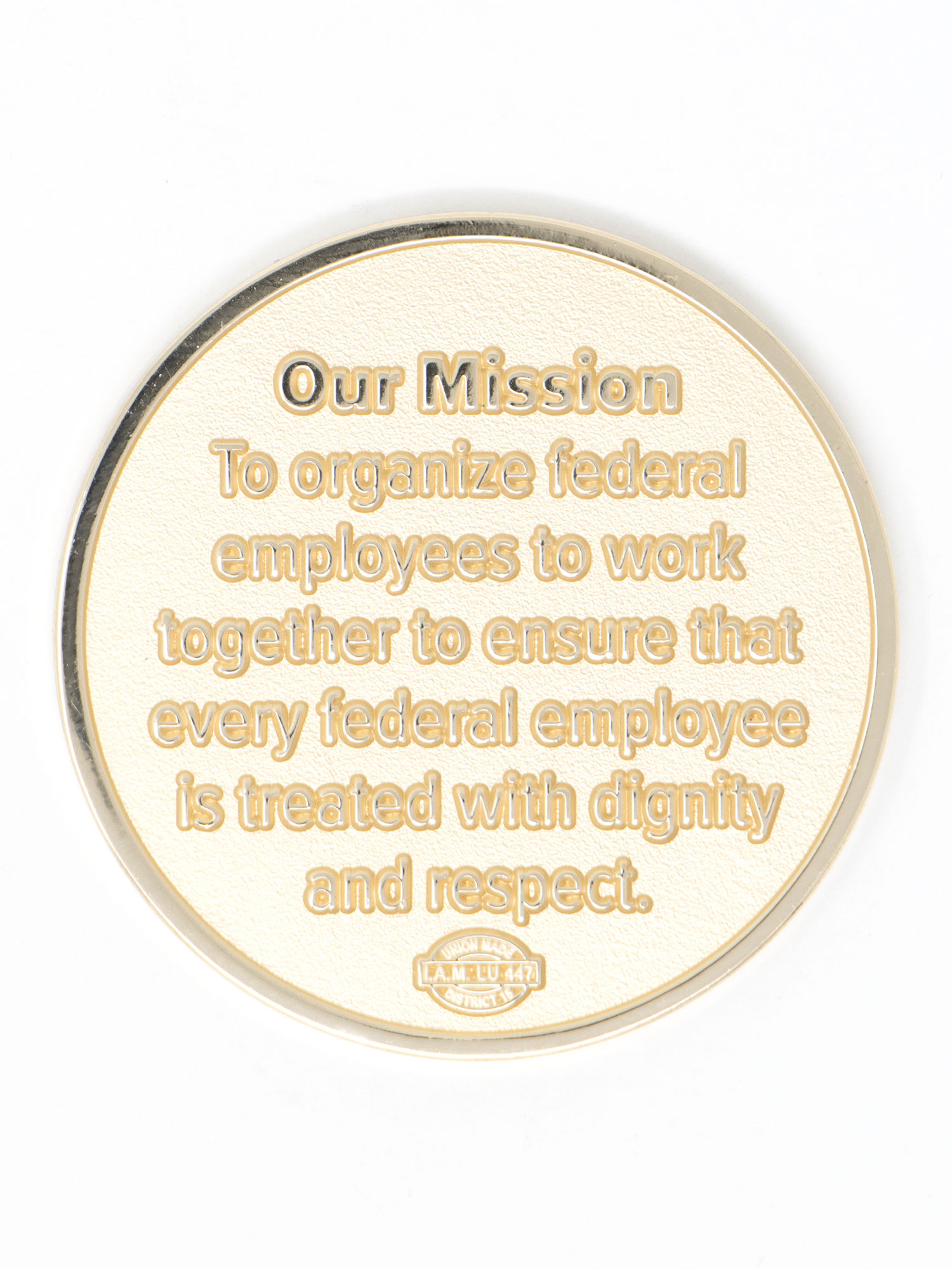 Challenge Coin - Back